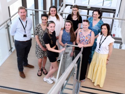 Early Years Teacher Degree Apprenticeship students with Teesside University lecturers. Link to UK-first apprenticeship welcomes aspiring early years teachers .