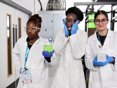 Students taking part in the Women into Engineering Residential (WiER), supported by Enginuity. Link to Students taking part in the Women into Engineering Residential (WiER), supported by Enginuity.