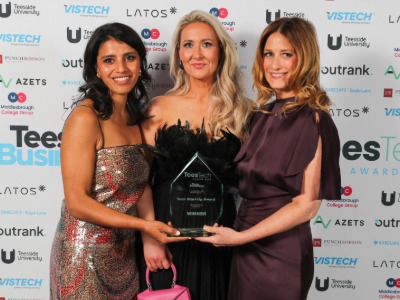 Surghive team at the Tees Tech Awards. Link to High demand as first firms land Investment Zone Innovation Vouchers .
