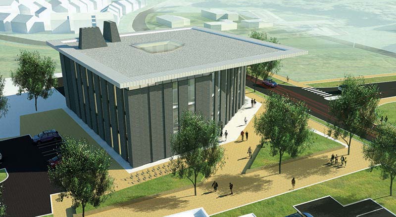 An artist's impression of the National Horizon's Centre