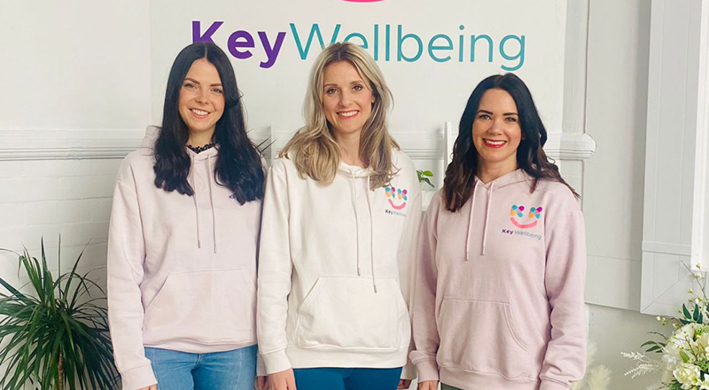 (from left) Hannah Draboczy, Melissa Armstrong and Marie Ranson.