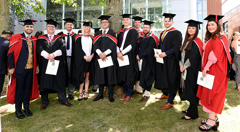 PD Ports employees are celebrating after successfully graduating from their Chartered Management Degree Apprenticeships (CMDA)