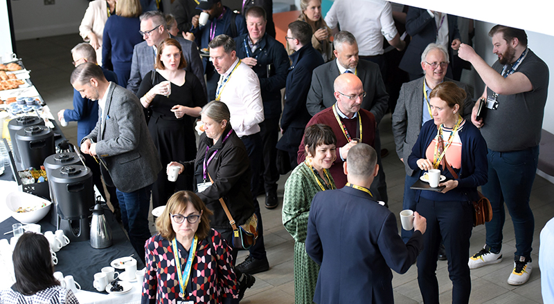 Graduates and friends of Teesside University at the Business Breakfast event
