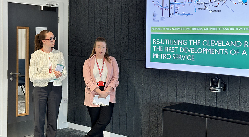 Students taking part in the Darlington Economic Campus Policy Challenge