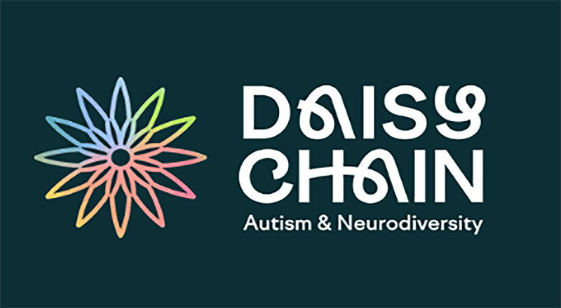 The Daisy Chain logo - a colourful flower next to the words 'Daisy Chain Autism & Neurodiversity'