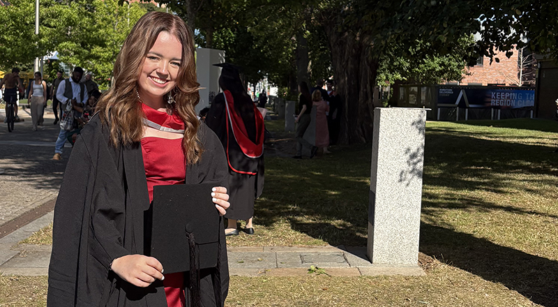 Journalism graduate Ella Wilson