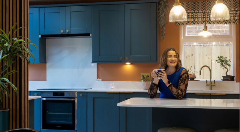 Michelle Eaves, who launched her own interior design business after completing a short course. Image provided by Focal Point Photography.  