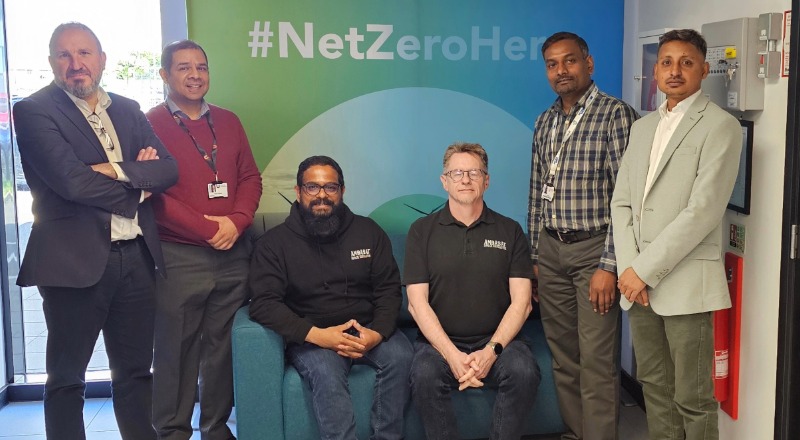 The Teesside University and AmbaSat team involved in the project . Link to The Teesside University and AmbaSat team involved in the project .