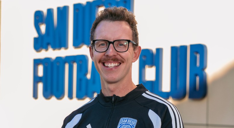 Luke Jenkinson, Head of Human Performance, San Diego FC. Link to Luke Jenkinson, Head of Human Performance, San Diego FC.