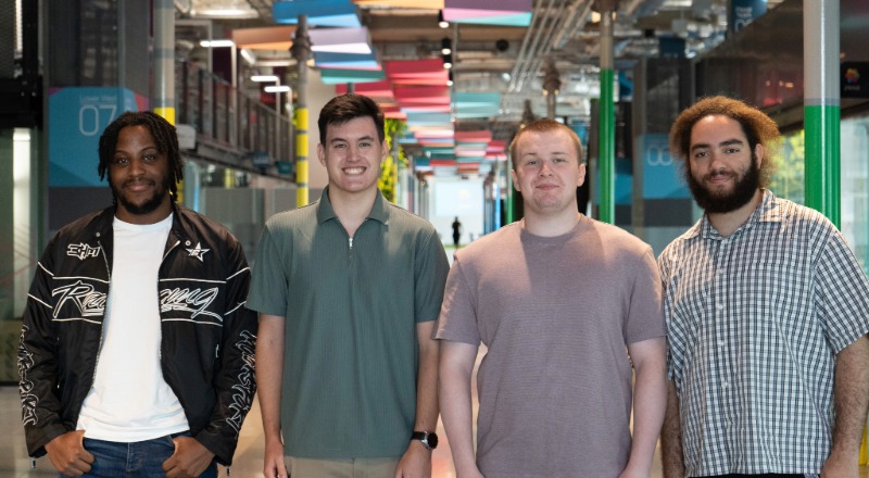 Some of the students who took part in the TU London  Future Ready Summer Internships programme.