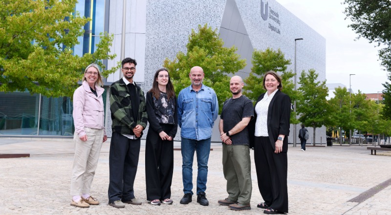 Staff from Teesside University and ETIC_Algarve at Teesside University's Middlesbrough campus.. Link to Staff from Teesside University and ETIC_Algarve at Teesside University's Middlesbrough campus..