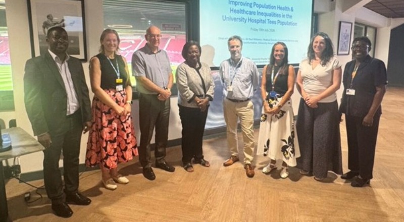 Speakers and delegates at the health inequalities conference in Middlesbrough