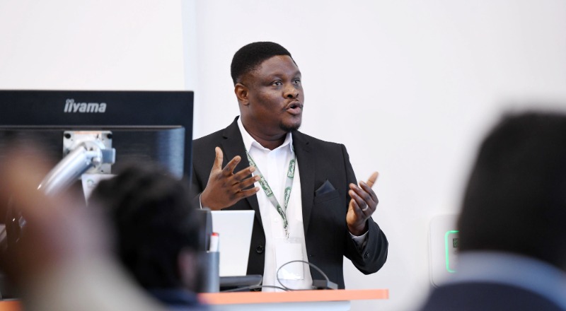 Dr Ojodomo Achadu, who is leading the project 