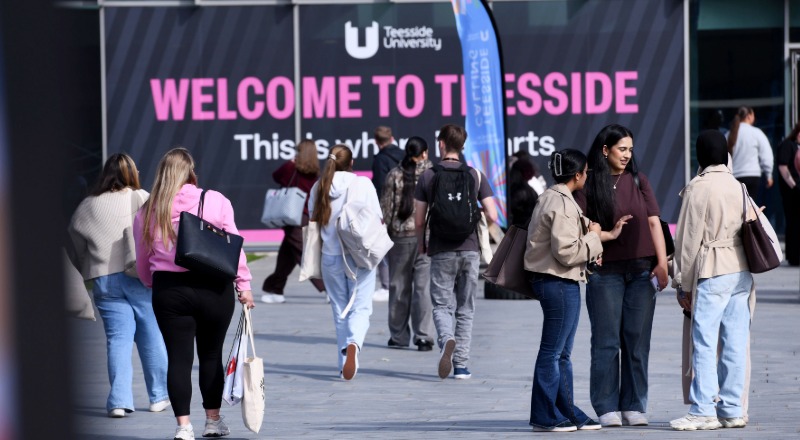 Teesside University campus. Link to Teesside University campus.