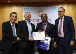 Teesside University and Brahmam Innovations representatives