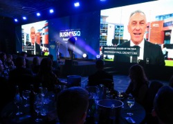 Professor Paul Croney OBE, Teesside University Vice-Chancellor and Chief Executive, has been given the Inspirational Leader award at the Northern Echo's BUSINESiQ Awards
