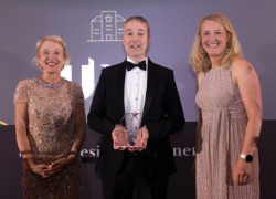 Dr Andrew Bingham (centre)