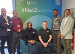 The Teesside University and AmbaSat team involved in the project 