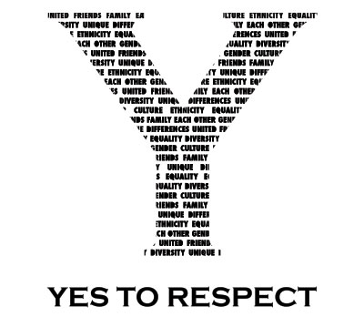 Yes to respect logo