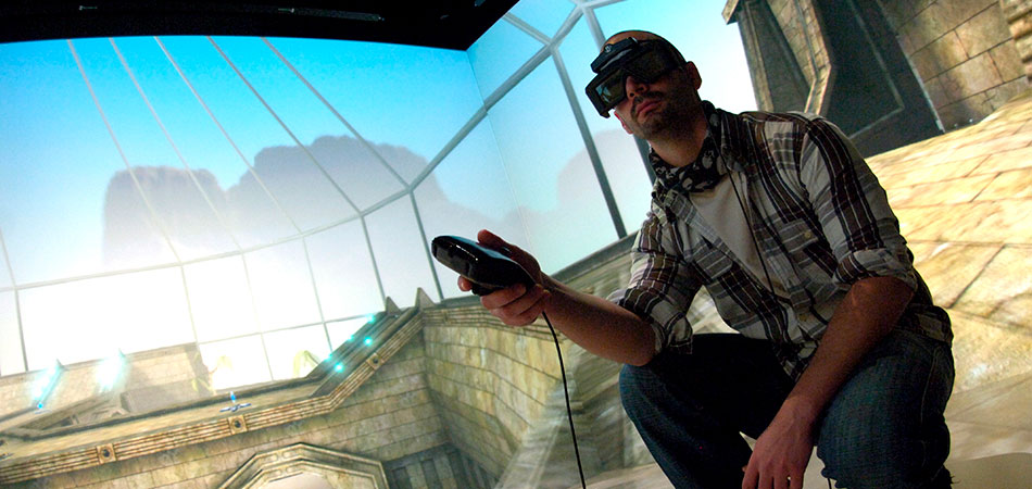 School of Computing virtual reality cave