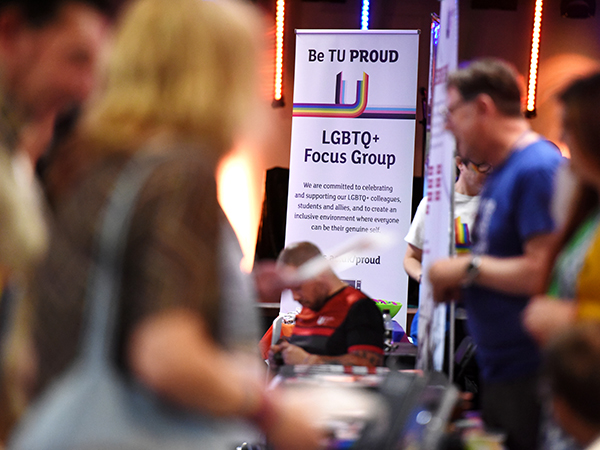 TU Proud Pride event