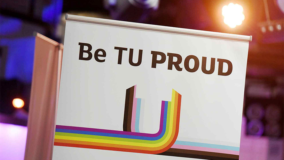 TU Proud stand