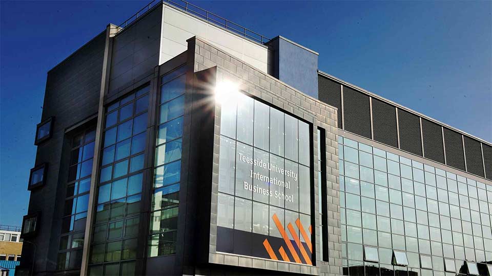 Teesside University International Business School building