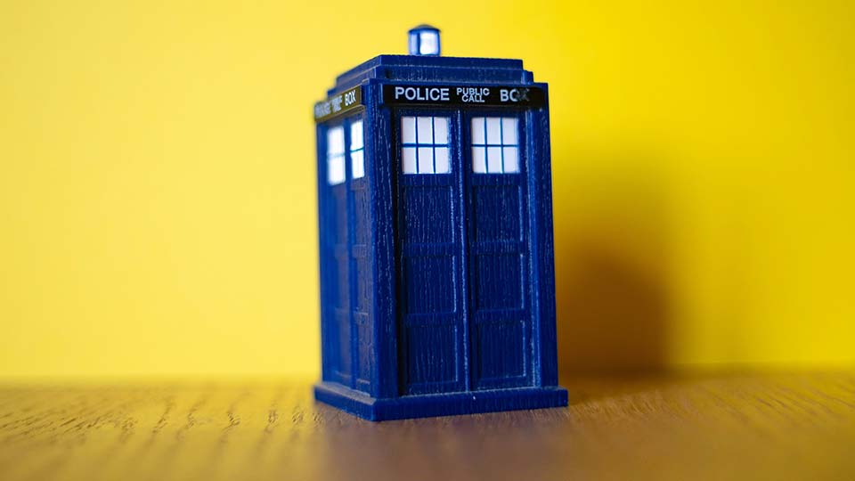 Toy-like police cabin structure