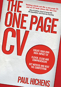 The One Page CV 