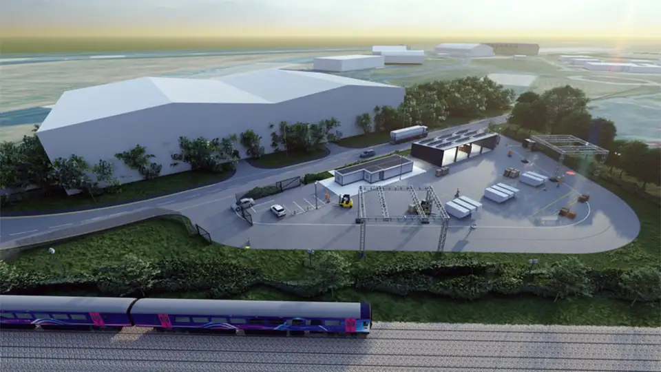 Artist impression of Teesside Digital Trade Testbed facility