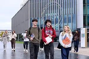 The Curve building at Teesside University campus