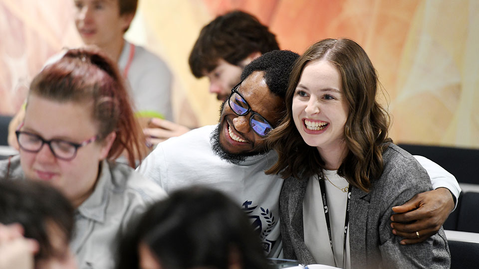 Teesside University international students enjoying a lecture