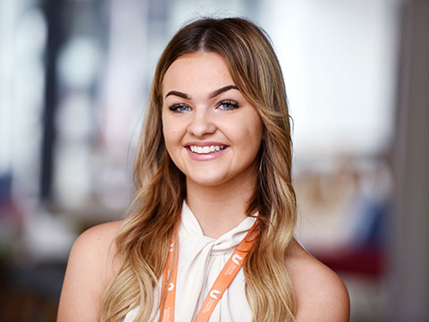 Niamh, Teesside univerisity former student and current staff