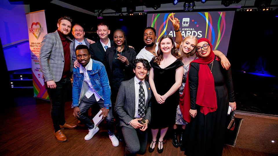 Students in a Societies event at Students' Union