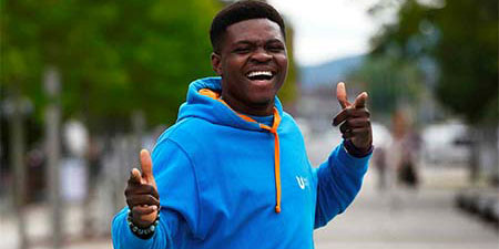 Attendees and ambassadors during Open Day