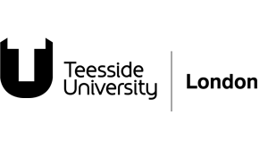Teesside University London logo altered