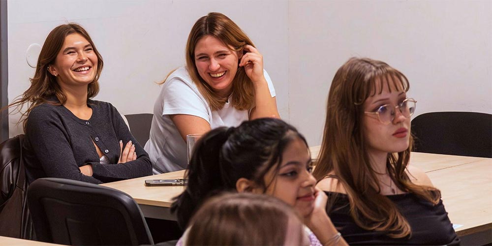 Students in a classroom