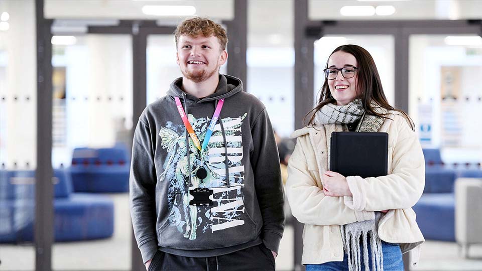 Students on campus