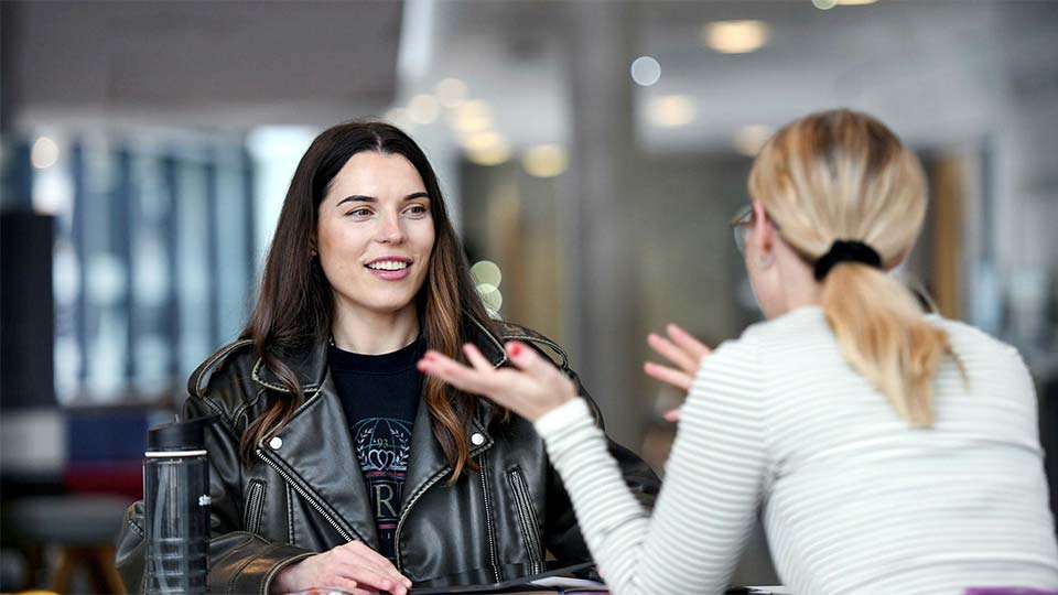 Students on campus